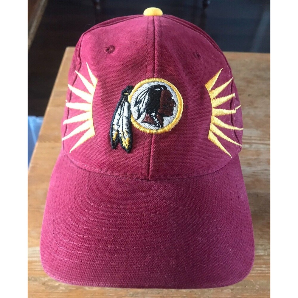 Washington Redskins Baseball Hat Starter Pro Line Sunburst Commanders VTG 1990s